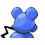 Azurill, Back, in Emerald