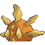 Solrock, Back, in Emerald