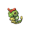 Caterpie, Front, in FireRed & LeafGreen