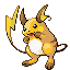 Raichu, Front, in FireRed & LeafGreen