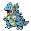Nidoqueen, Front, in FireRed & LeafGreen