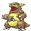 Kangaskhan, Front, in FireRed & LeafGreen