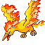 Moltres, Front, in FireRed & LeafGreen