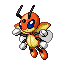 Ledian, Front, in FireRed & LeafGreen