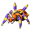 Ariados, Front, in FireRed & LeafGreen