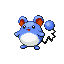 Marill, Front, in FireRed & LeafGreen