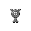 Unown Y, Front, in FireRed & LeafGreen