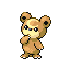 Teddiursa, Front, in FireRed & LeafGreen