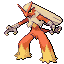 Blaziken in FireRed & LeafGreen
