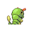 Caterpie, Back, in FireRed & LeafGreen