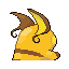 Raichu, Back, in FireRed & LeafGreen