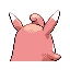 Wigglytuff, Back, in FireRed & LeafGreen