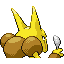 Alakazam, Back, in FireRed & LeafGreen