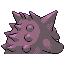 Gengar, Back, in FireRed & LeafGreen