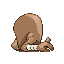 Hitmonlee, Back, in FireRed & LeafGreen