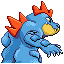Feraligatr, Back, in FireRed & LeafGreen