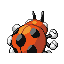 Ledyba, Back, in FireRed & LeafGreen