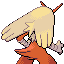 Blaziken, Back, in FireRed & LeafGreen