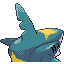 Sharpedo, Back, in FireRed & LeafGreen