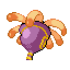 Lileep, Back, in FireRed & LeafGreen