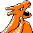 Charizard, Back, in Gold & Silver