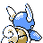 Wartortle, Back, in Gold & Silver
