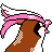 Pidgeot, Back, in Gold & Silver