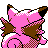 Clefable, Back, in Gold & Silver