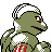 Machoke, Back, in Gold & Silver