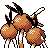 Dodrio, Back, in Gold & Silver