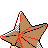 Staryu, Back, in Gold & Silver