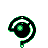 Unown C, Back, in Gold & Silver