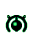 Unown M, Back, in Gold & Silver