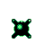 Unown X, Back, in Gold & Silver