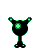 Unown Y, Back, in Gold & Silver