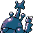 Heracross, Back, in Gold & Silver