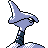 Skarmory, Back, in Gold & Silver