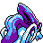 Suicune, Back, in Gold & Silver