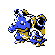 Blastoise, Front, in Gold & Silver
