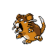Raticate in Gold