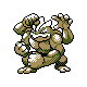 Machamp, Front, in Gold & Silver