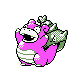 Slowbro, Front, in Gold & Silver