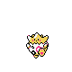 Togepi, Front, in Gold & Silver