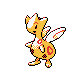 Togetic, Front, in Gold & Silver