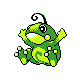 Politoed, Front, in Gold & Silver