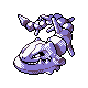 Steelix, Front, in Gold & Silver
