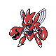 Scizor, Front, in Gold & Silver