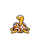Shuckle, Front, in Gold & Silver