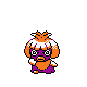 Smoochum, Front, in Gold & Silver