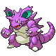 Nidoking, Front, in HeartGold & SoulSilver